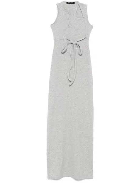 Maksi sukienka maxi Ottolinger garniturowa szara
