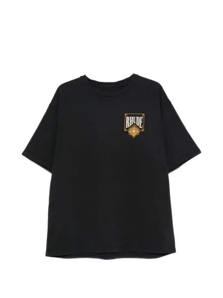 Tricou Rhude cu imagine negru