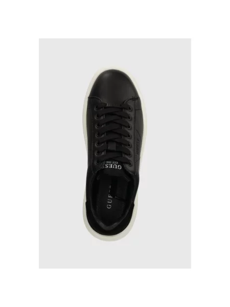 Sneakersy Guess skórzane czarne