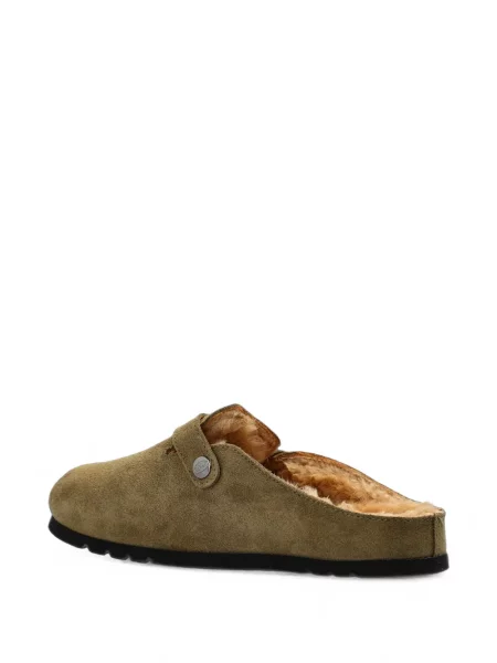 Papuci tip mules Scholl verde