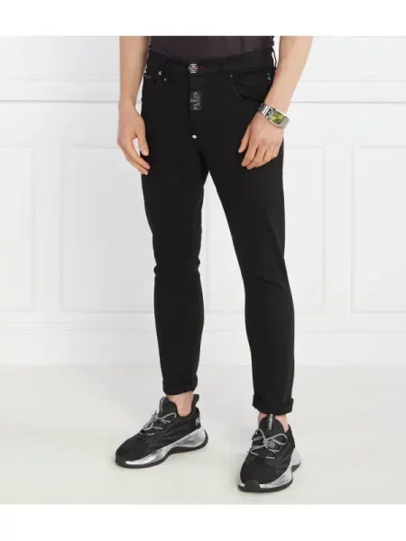 Skinny nadrág Philipp Plein fekete