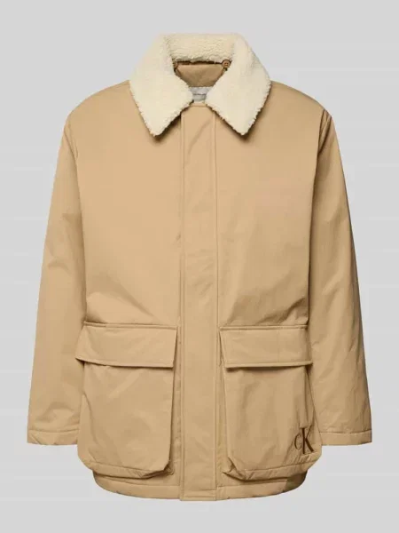 Parka o kroju regular fit z nadrukiem z logo Calvin Klein Jeans