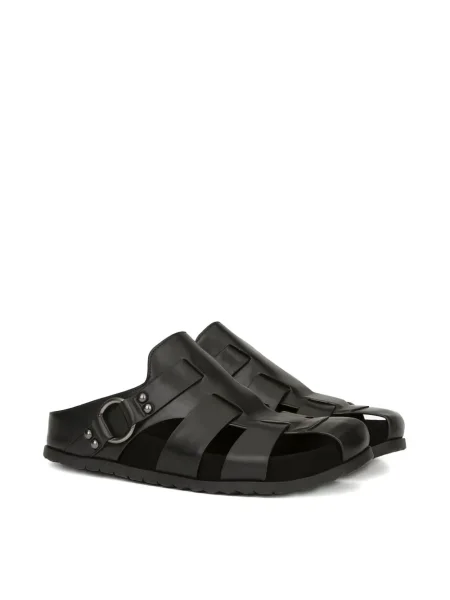 Sandale Ash din piele negru