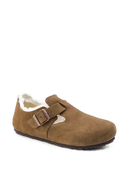 Avikailio sandalai Birkenstock su sagtimis ruda