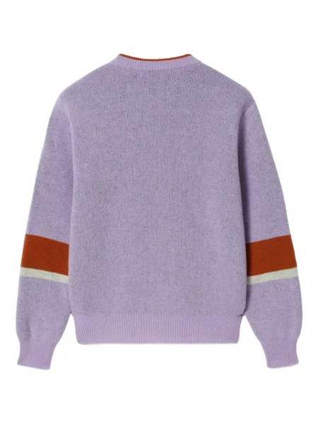 Pulover La Doublej cu decolteu rotund violet