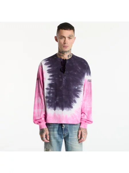Tricou PLEASURES Blurred Longsleeve Tiedye S