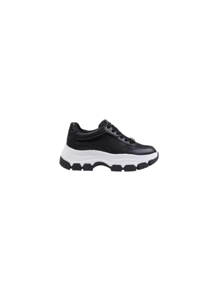 Sneakersy Guess z logo wsuwane czarne