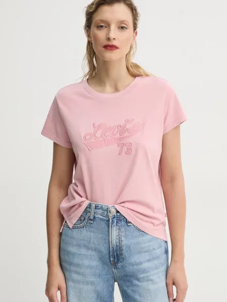Levi's t-shirt różowy