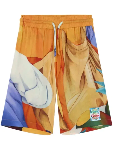Pantaloni scurți Donde Esteban portocaliu