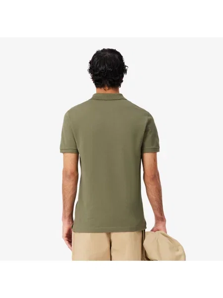 Lacoste Koszulka Polo Slim Fit Khaki zielony