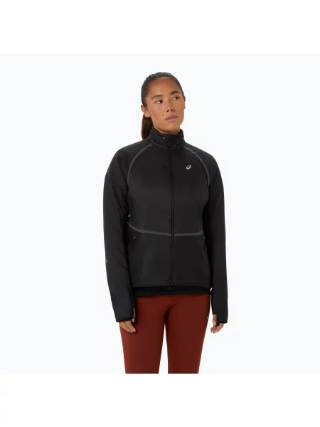 Geacă de alergare pentru femei ASICS Road Winter Run Jacket performance black negru