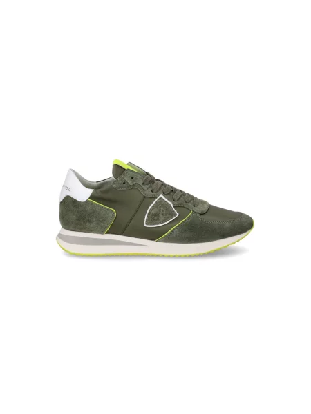 Buty do biegania Philippe Model zamszowe do biegania zielone