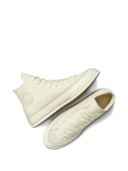 Sneakerși Converse Chuck 70 din piele de căprioară cu broderie alb