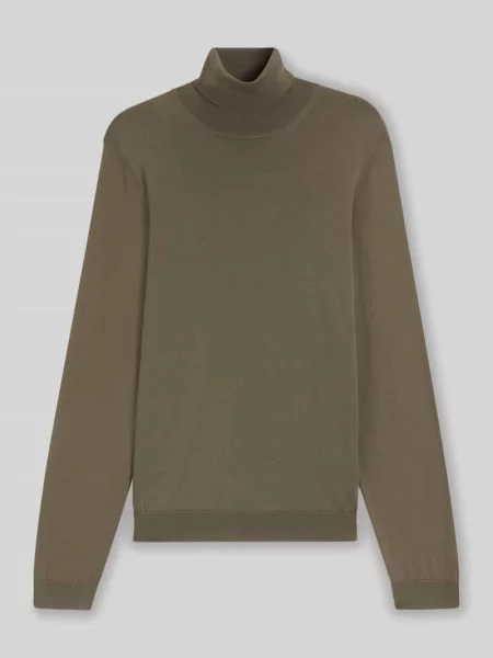 Golf o kroju regular fit z czystej żywej wełny model ‘MUSSO’ Boss