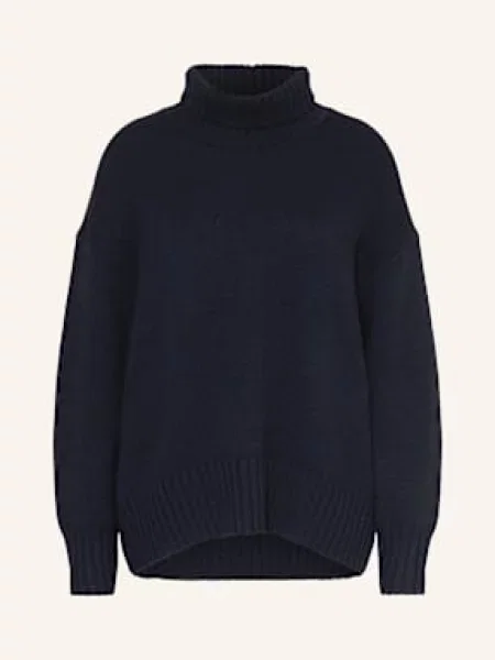 Ftc Cashmere Svetr S Rolákem Z Kašmíru tmavě modrá