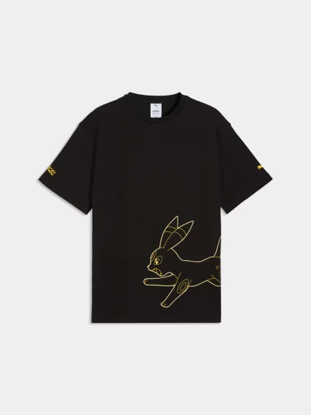 Футболка PUMA x Pokemon Graphic Tee комбінований верх чорний