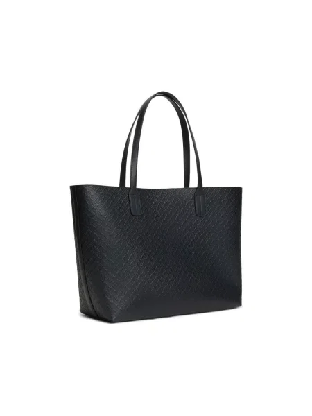 Geantă Tommy Hilfiger Th Icon Tote Mono Bleumarin albastru