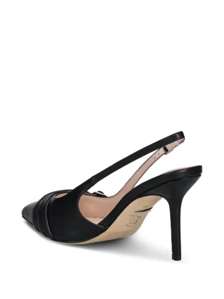 Pantofi cu toc Guess din piele slingback negru