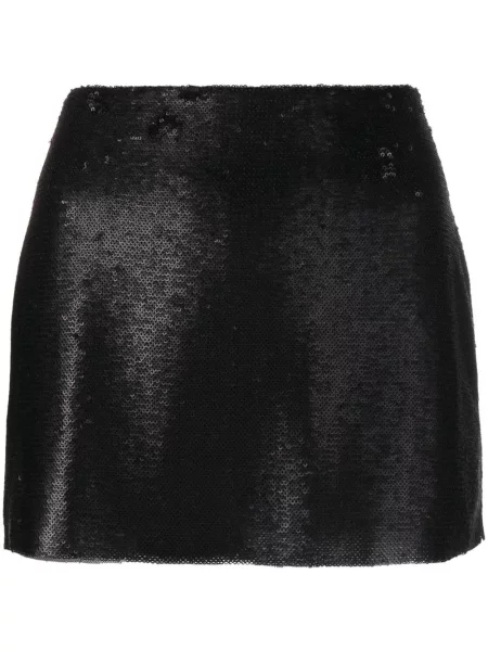 Fustă Gauge81 cu paiete negru