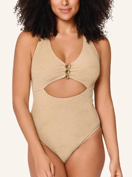 Lingadore Strój Kąpielowy beige beżowy