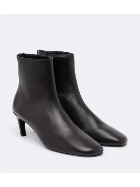 Cizme scurte Toteme din piele negru