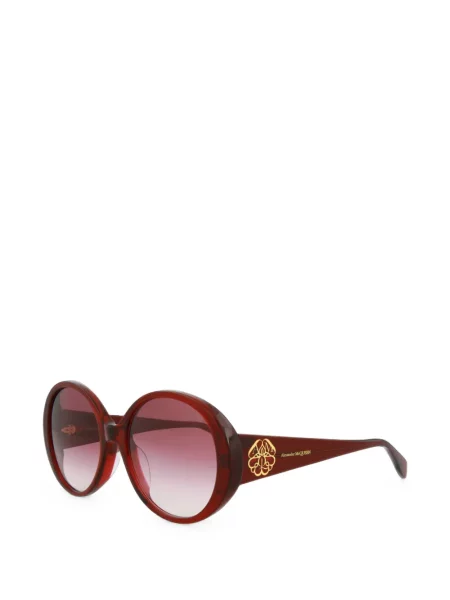 Okulary przeciwsłoneczne Alexander Mcqueen czerwone