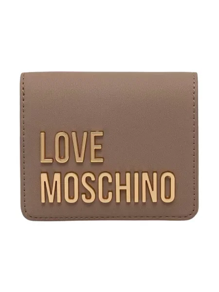 Portfel LOVE MOSCHINO brązowy