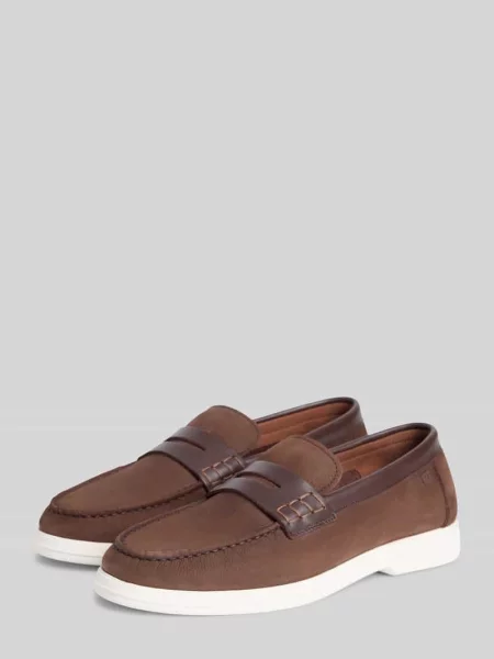 Buty wsuwane z naturalnej skóry Tommy Hilfiger