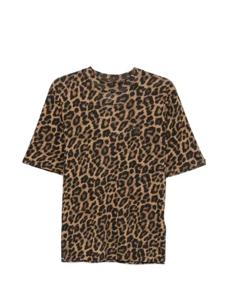 Tricou Anine Bing cu imagine cu model leopard maro