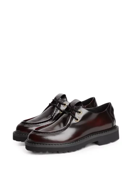 Pantofi derby Tommy Hilfiger maro