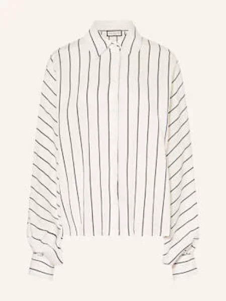 Sem Per Lei Koszula Oversize weiss granatowa