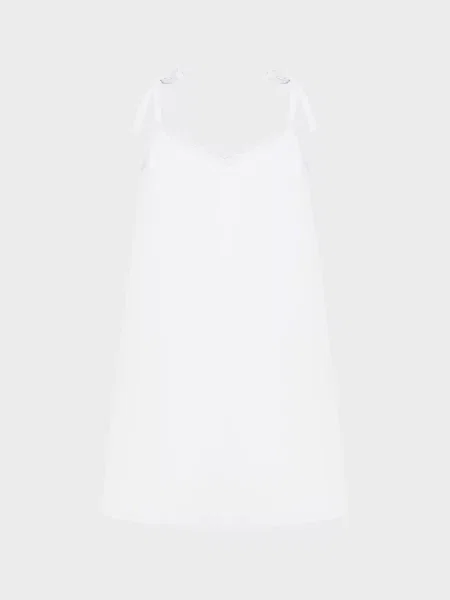 Сарафан PRPY льон/бавовна білий