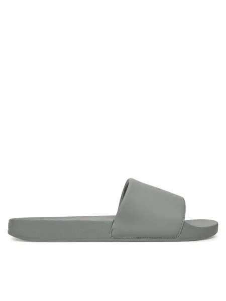Calvin Klein pánske žabky Pool Slide Ck Square granite road sivá
