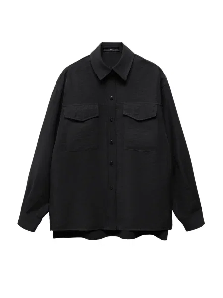 MANGO Bluză PERSEO' negru