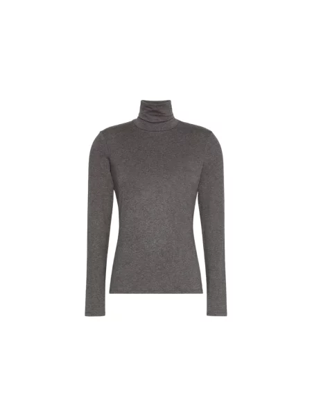 Sweter z golfem Weekend Max Mara do golfa szary