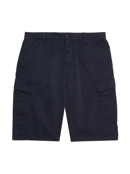 Krótkie szorty cargo Lyle & Scott niebieskie