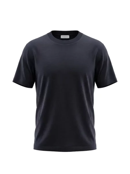 Tricou Xacus de lână albastru