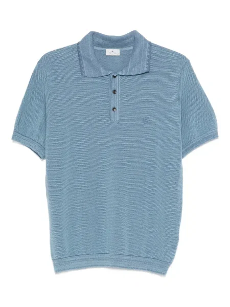 Polo Etro tricotate albastru