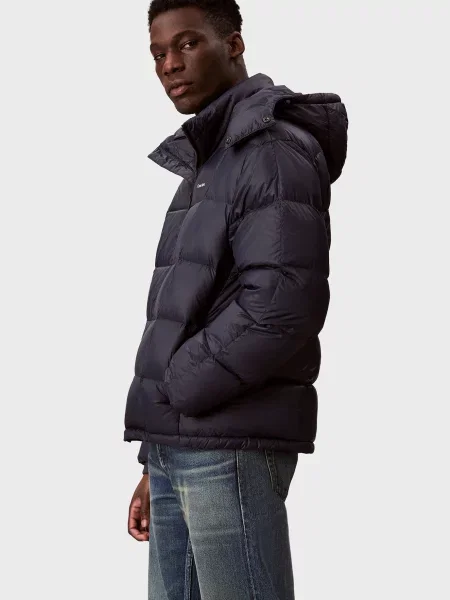 Стьобаний пуховик Calvin Klein синій