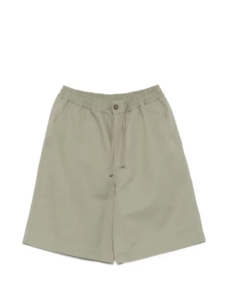 Pantaloni scurți Maison Kitsune cu cordon verde