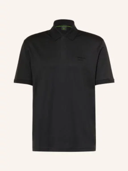 Boss Žerzejová Polokošile Střih Regular Fit černá