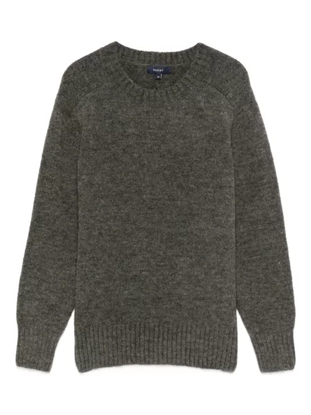 Sweter Soeur z okrągłym dekoltem szary