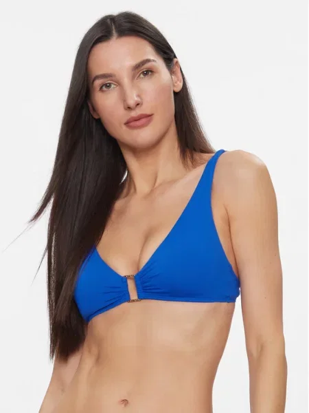 Gornji del bikini Lauren Ralph Lauren modra