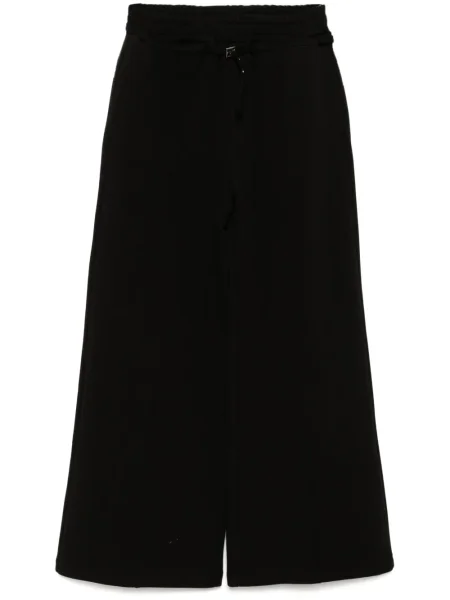 Szerokie spodnie dresowe Tout A Coup czarne