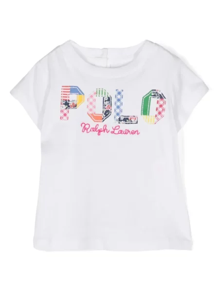 Koszulka polo dziecięca Polo Ralph Lauren biała