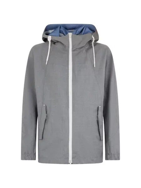 Jachetă cu glugă Herno cu glugă gri