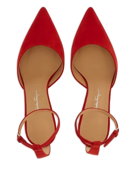 Pantofi cu toc Ferragamo roșu