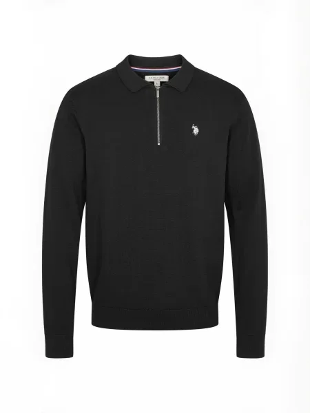 U.S. POLO ASSN. Pulover UMSanka negru