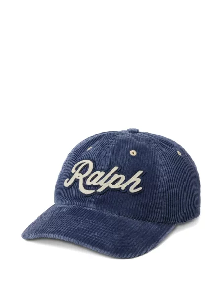 Μικρός κασκέτο Polo Ralph Lauren με χαμηλή μέση υφαίνω διαγωνίως πράσινο