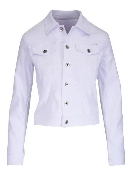 Geacă de blugi Ag Jeans alb